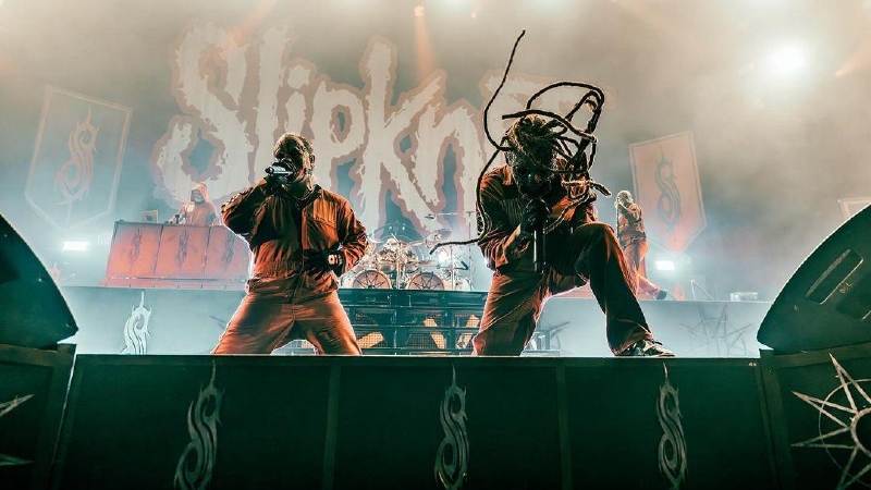 Tempestade interrompe show do Slipknot no Knotfest Iowa 2024