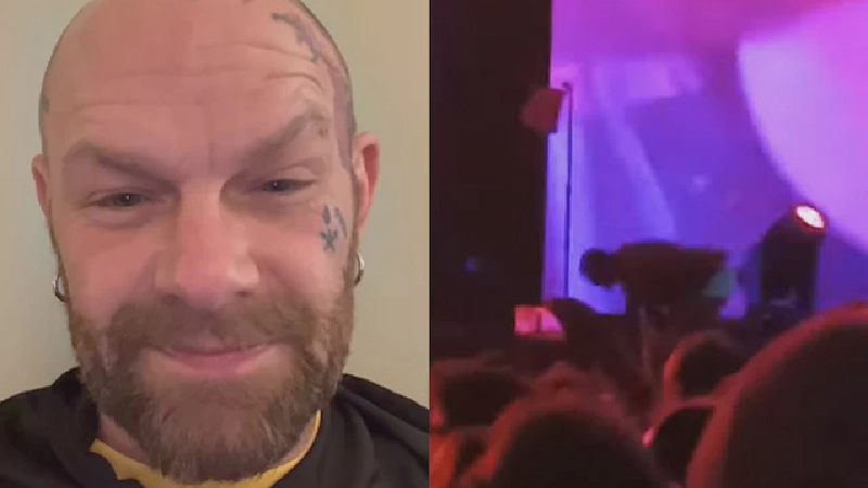 Ivan Moody, do FIVE FINGER DEATH PUNCH, Fratura Costela Durante Show no Louder Than Life; Veja Vídeo